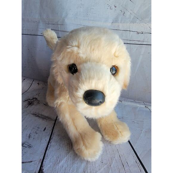 Douglas Cuddle Toy SPANKIE the YELLOW LAB Plush Dog Puppy Stuffed Animal 1882 - Picture 2 of 7